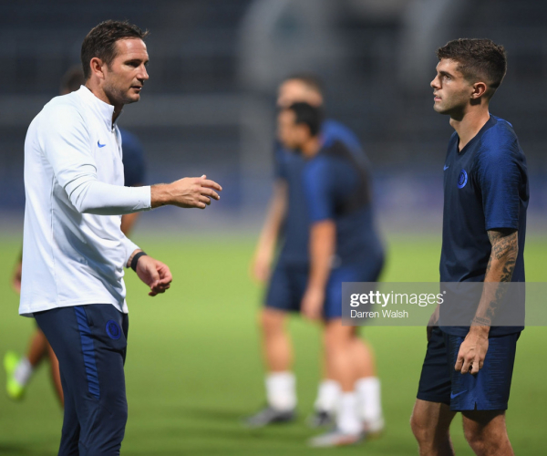 Christian Pulisic praises Chelsea boss Frank Lampard