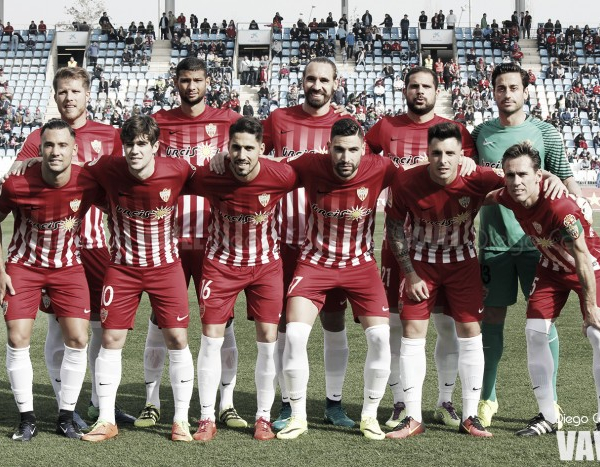 UD Almería - UCAM Murcia: puntuaciones Almería, jornada 27 de Segunda División