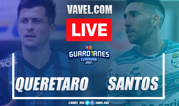 Goals and Highlights of Queretaro 1-0 Santos on Guard1anes 2021
