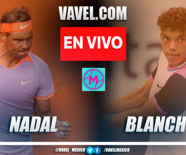 Nadal vs Blanch EN VIVO: Break de Rafa (4-1)