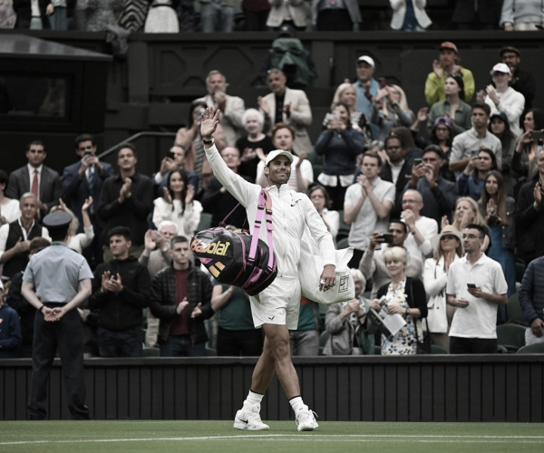 Rafael Nadal se retiró de Wimbledon