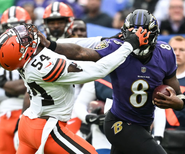 Anotaciones y resumen del Cleveland Browns 33-31 Baltimore Ravens en NFL 2023