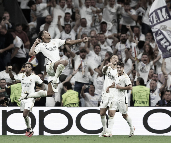 Com gol de Bellingham, Real Madrid vence Union Berlin no apagar das luzes