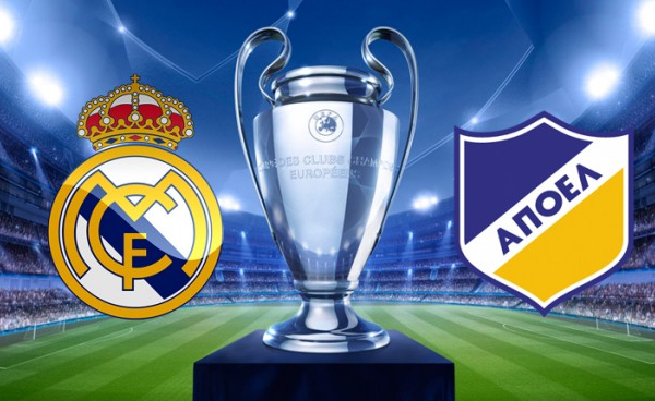 Champions League - le formazioni ufficiali di Real Madrid - Apoel