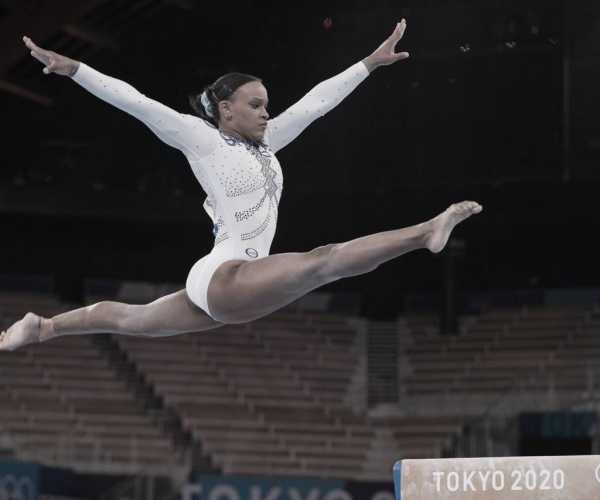 Rebeca Andrade consegue a prata nas finais da Ginástica Artística pelas Olimpíadas de Tóquio
