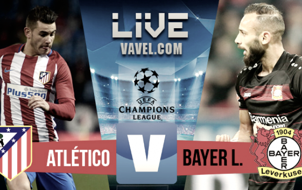 Terminata Atletico Madrid - Bayer Leverkusen in Champions League 2016/17 (0-0)