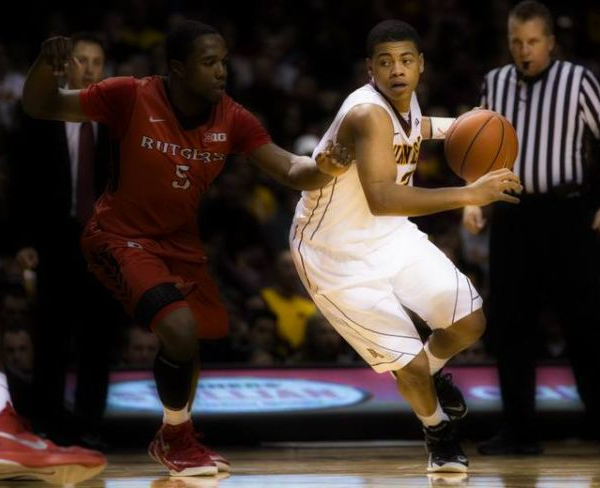 Minnesota Golden Gophers Defeat Rutgers Scarlet Knights To Advance Into Second Round of 2015 Big Ten Tournament