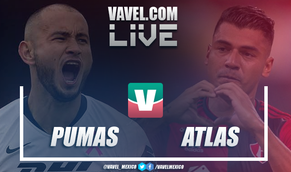 Resultado y gol del Pumas (0-1) Atlas en la Copa MX Clausura 2019