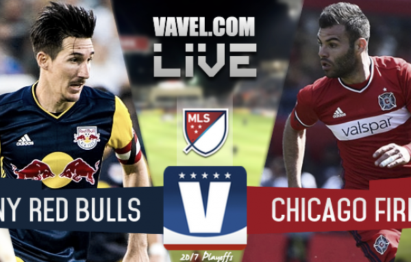 Result and Scores of Chicago Fire 0-4 New York Red Bulls in the Audi 2017 MLS Cup Playoffs