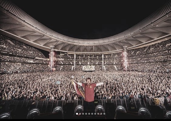 Ed Sheeran emociona y electriza al Wanda Metropolitano