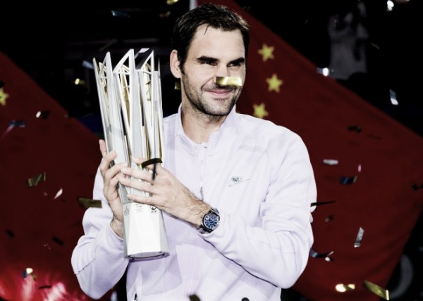 Atp Shanghai, Federer si gode il successo
