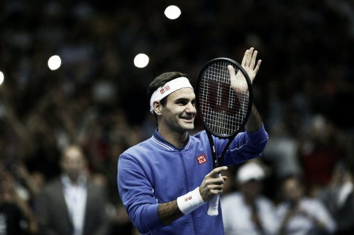 El primer partido de la gira fue para Federer