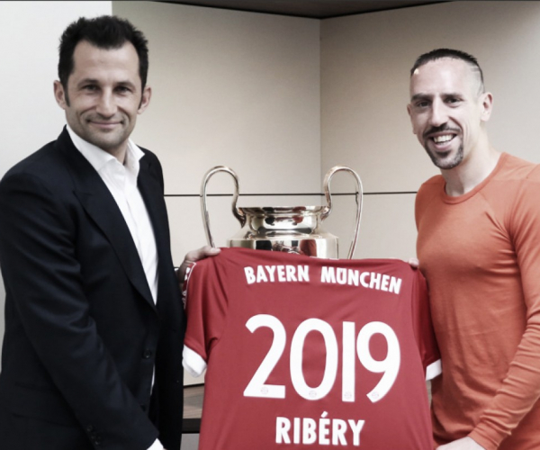 Ribéry, renovado hasta 2019: ''He desarrollado toda mi carrera en el Bayern''