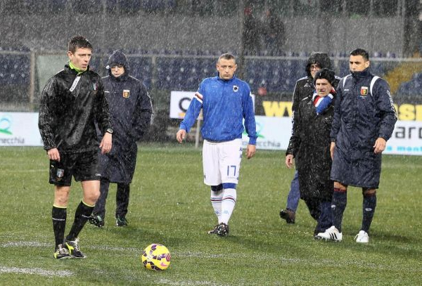 Sampdoria - Bologna, allarme meteo: a rischio la gara
