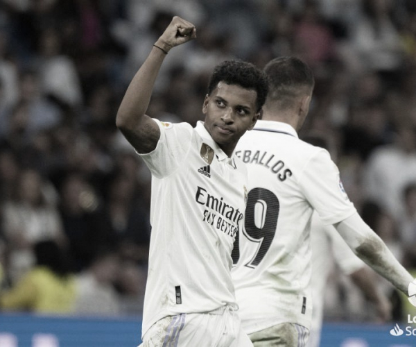 Rodrygo anota el reciente gol más tardío del Real Madrid en Liga 