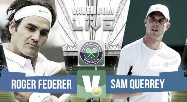 Live Querrey - Federer, risultato secondo turno Wimbledon 2015  (0-3)