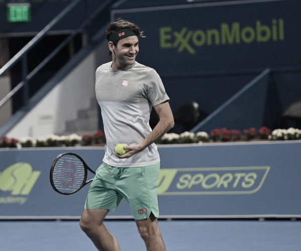 Federer retorna a los entrenamientos en Dubai 