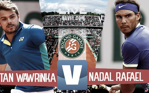 Wawrinka - Nadal in diretta, LIVE finale Roland Garros 2017 - Rafa, la decima è realtà! (0-3)