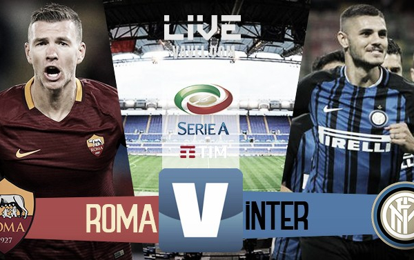 Roma - Inter in diretta, LIVE Serie A 2016/17 - Dzeko, Icardi (2), Vecino! (1-3)