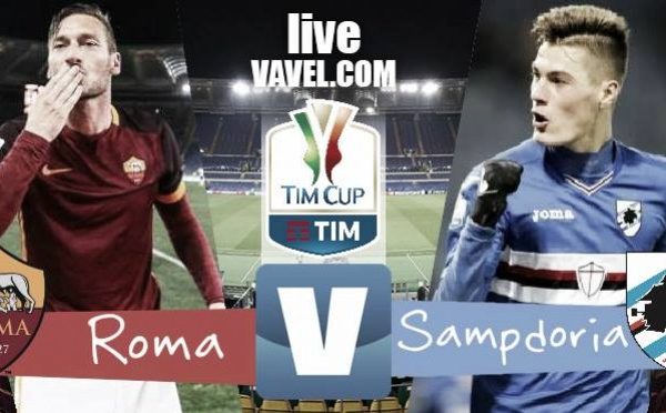 Risultato Roma 4-0 Sampdoria in Coppa Italia 2017: Roma ai quarti contro il Cesena