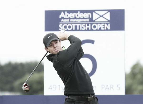 Open d'Écosse : Rory McIlroy en tête après le premier tour