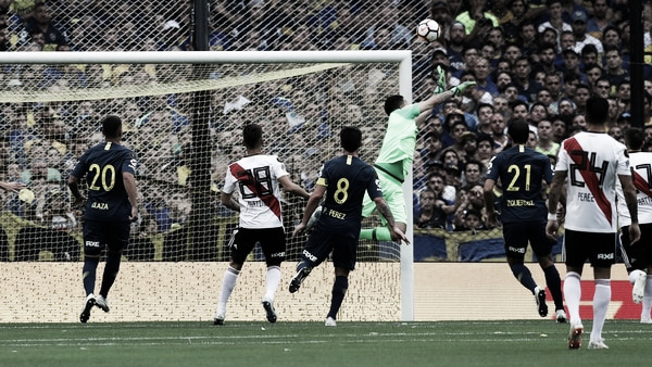 Rossi y Nández, lo más destacado para Boca en la final de ida de la Libertadores ante River