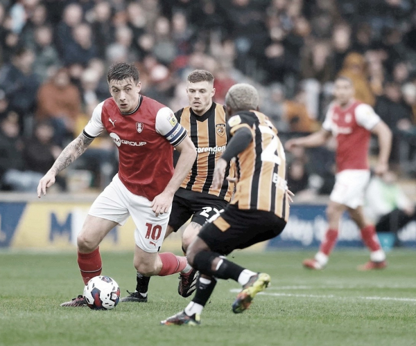 Results: Rotherham United vs Hull City (1-2) on matchday 32 in the Championship
