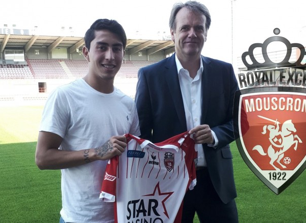Omar Govea firma con el Royal Excel Mouscron de Bélgica