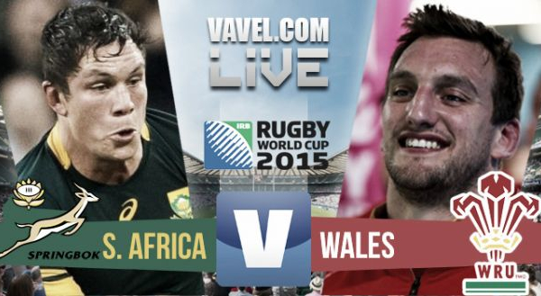 South Africa - Wales Live Result and Scores of Rugby World Cup 2015 (23-19)