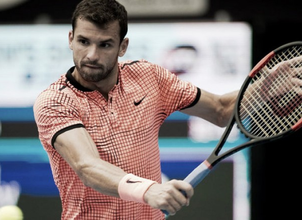 ATP Beijing: Grigor Dimitrov battles past Lucas Pouille to reach the quarter-finals