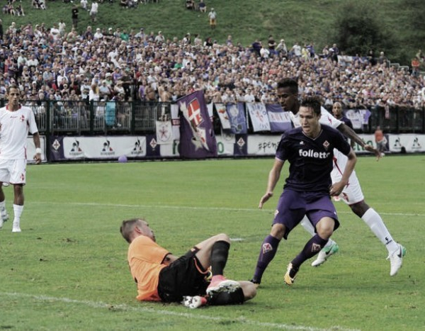 Fiorentina, alti e bassi contro il Bari: 1-1 finale con Baez