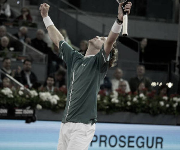 Rublev acaba con el vigente campeón del Masters 1000 de Madrid