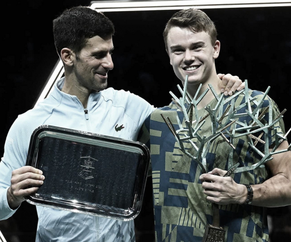 Rune supera Djokovic na final do Masters 1000 de Paris e conquista maior título da carreira