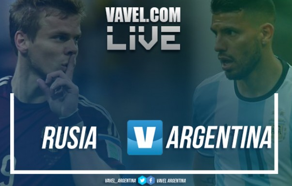 Resumen Rusia vs Argentina en vivo por amistoso internacional (0-1)