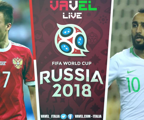 Terminata Russia-Arabia Saudita, Mondiale Russia 2018 LIVE (5-0): Festa russa, umiliati gli arabi