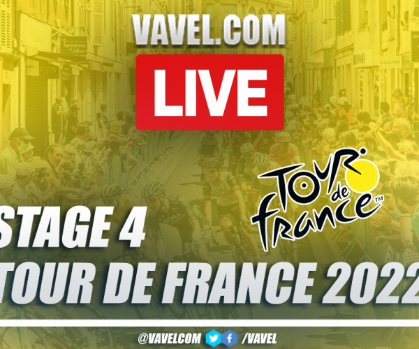 Highlights and best
moments: Tour of France 2022 stage 4 between  Dunkerque and Calais