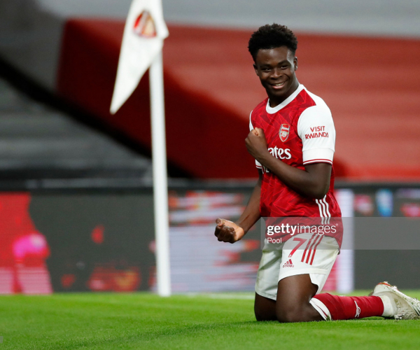 Bukayo Saka win's Arsenal Player of the Month