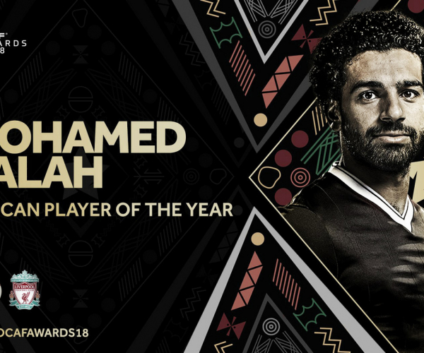 Salah é eleito o melhor jogador africano pelo segundo ano consecutivo