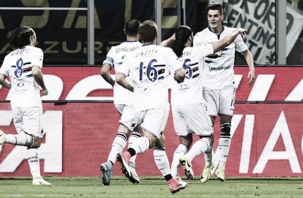 Serie A: Schick e Quagliarella spezzano i sogni Champions dell'Inter (1-2)