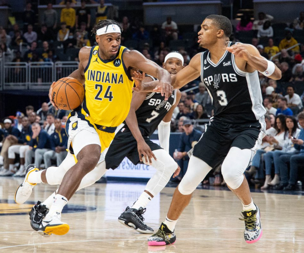 Puntos y resumen del San Antonio Spurs 87-119 Indiana Pacers en NBA 2023