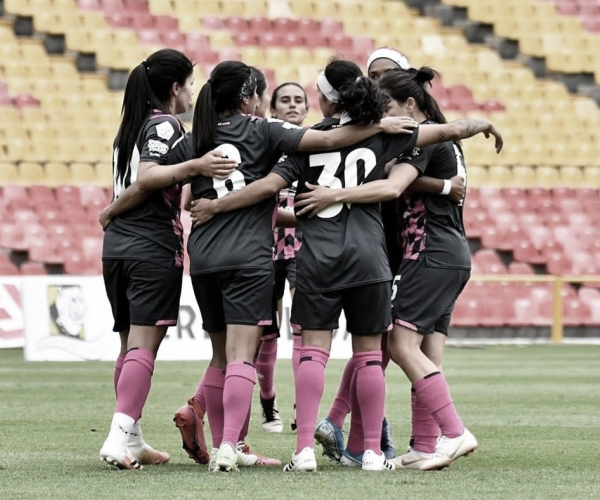Santa Fe goleó a Llaneros y se mantiene lider del grupo A de la Liga Femenina