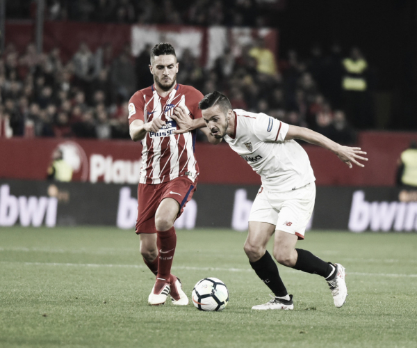 Resumen Sevilla FC vs Atlético de Madrid hoy en LaLiga 2019 (1-1)