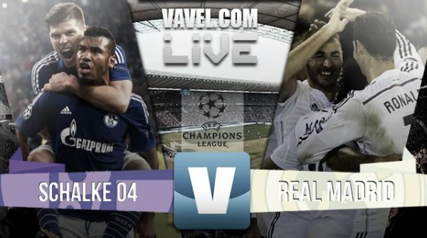Live Schalke-Real Madrid in risultato partita Champions League (0-2)