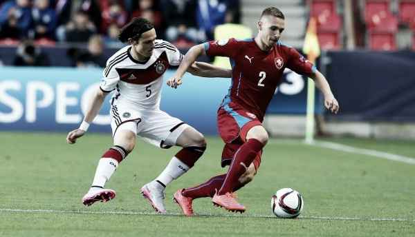 Czech Republic under-21 1-1 Germany under-21: Krejčí cancels out Schulz as hosts bow out