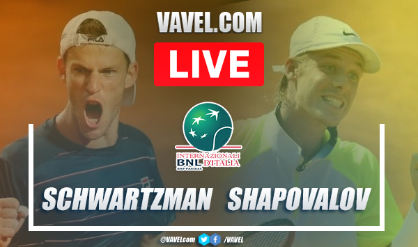 Schwartzman vs Shapovalov: resumen semifinal Roma Masters 2020
