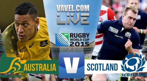 Result Australia - Scotland in 2015 Rugby World Cup (35-34)