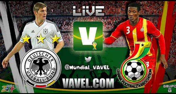 Live Germania - Ghana, Mondiali 2014 in diretta