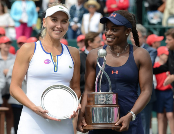 WTA Charleston: Sloane Stephens crowned queen of green clay after high quality final encounter with Elena Vesnina