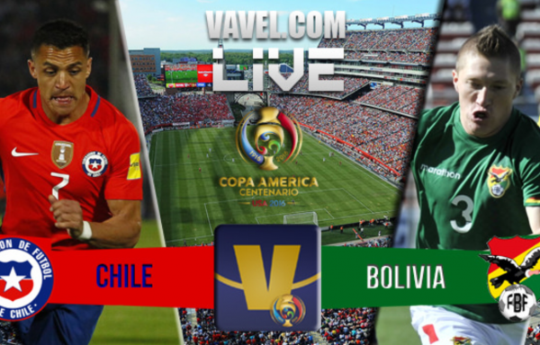 Score Chile - Bolivia in Copa America Centenario (2-1)