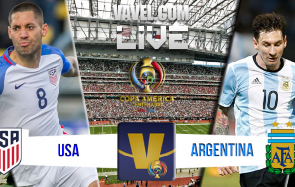 Score USA vs Argentina in Copa America Centenario Semifinal (0-4)